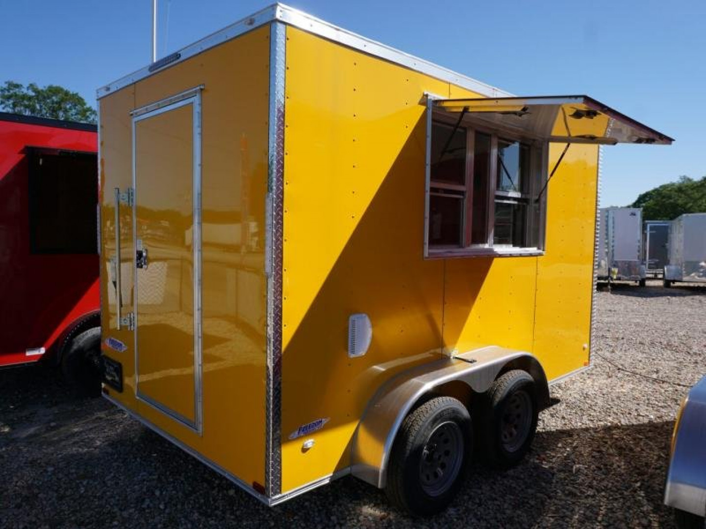 New Freedom 7x12 TA 7K Concession Trailer