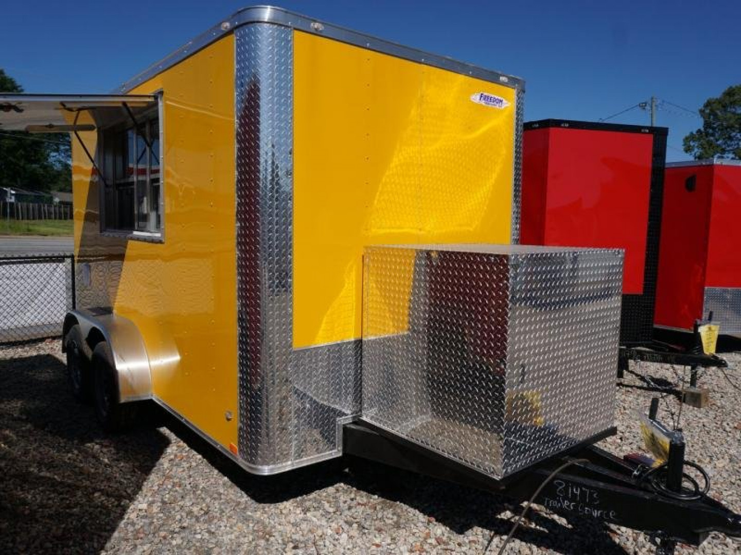 New Freedom 7x12 TA 7K Concession Trailer