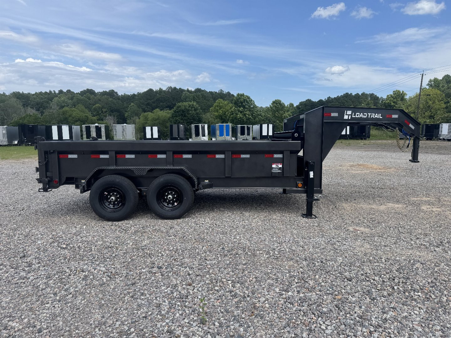 New 2025 Load Trail 7 x 14 14k Dump Trailer