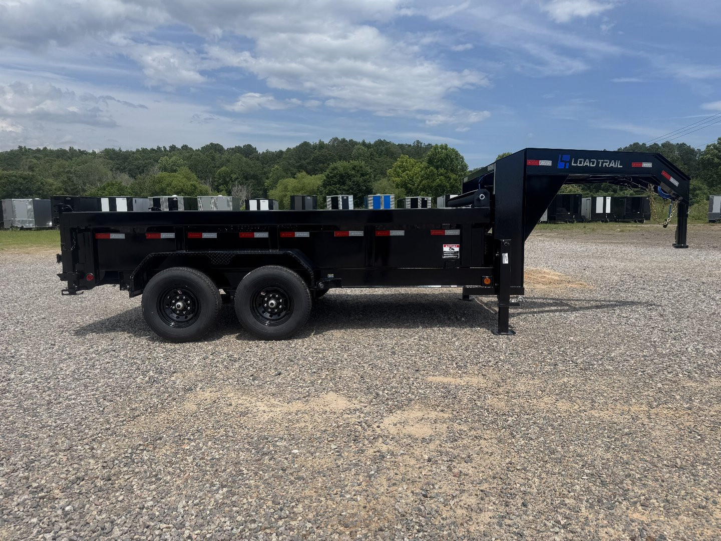 New 2025 Load Trail 7 X 14 14K Gooseneck Dump Trailer