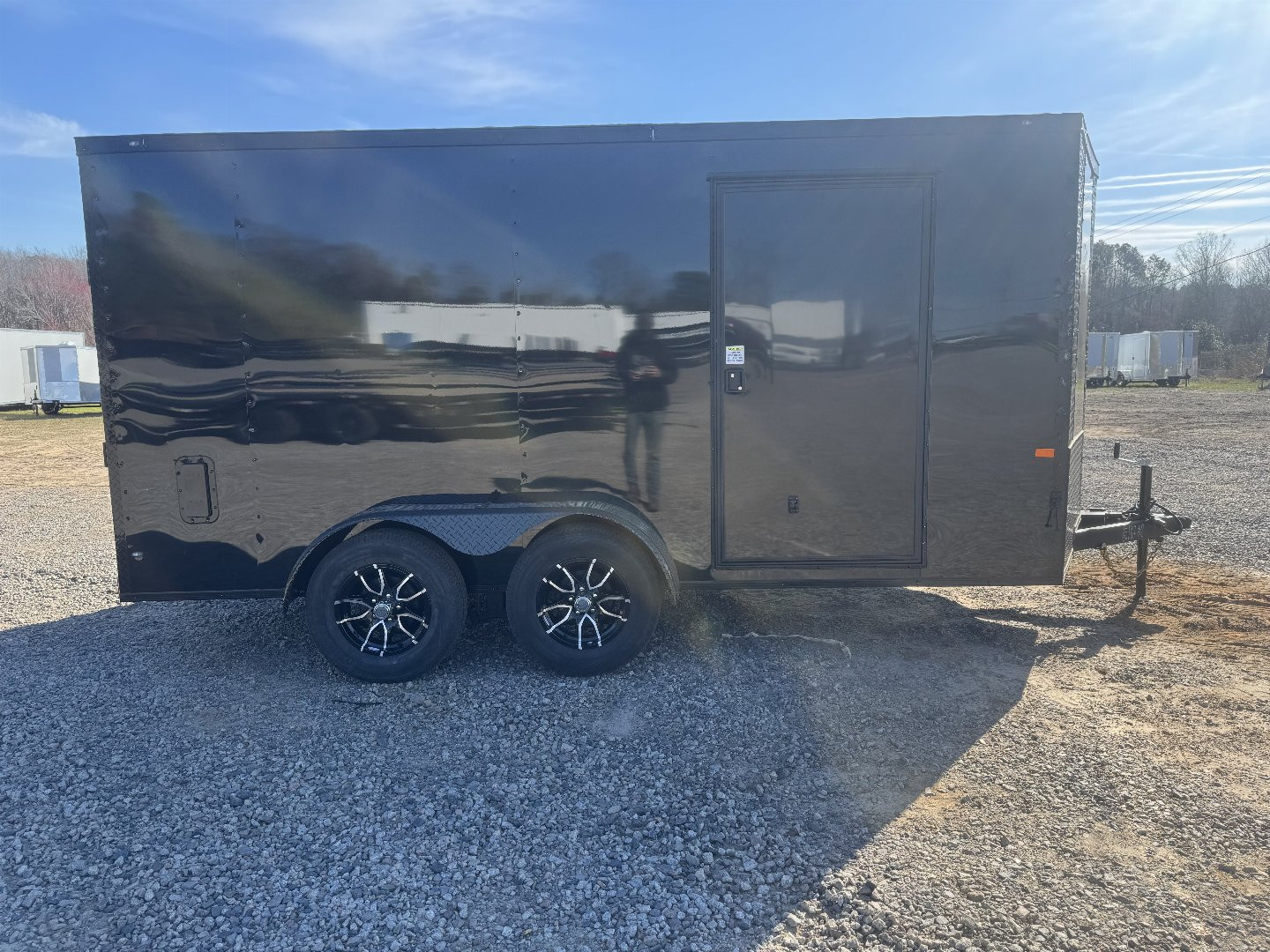 New 2025 Rock Solid Cargo 7 x 14 7K Enclosed Trailer