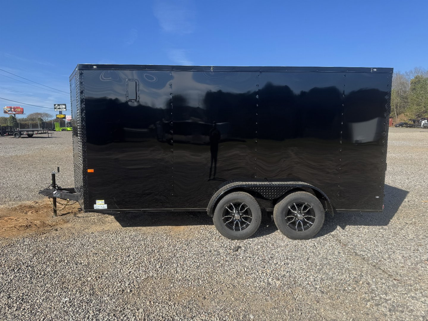 New 2025 Rock Solid Cargo 7 x 14 7K Enclosed Trailer