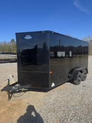 New 2025 Rock Solid Cargo 7 x 14 7K Enclosed Trailer
