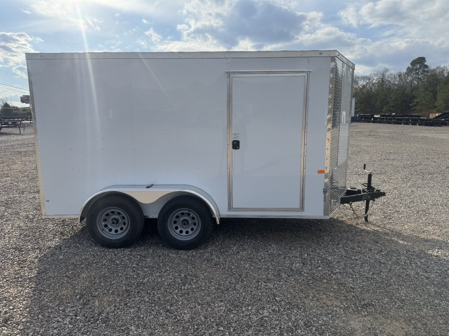 New 2025 Rock Solid Cargo 7 X 12 7K Enclosed Trailer