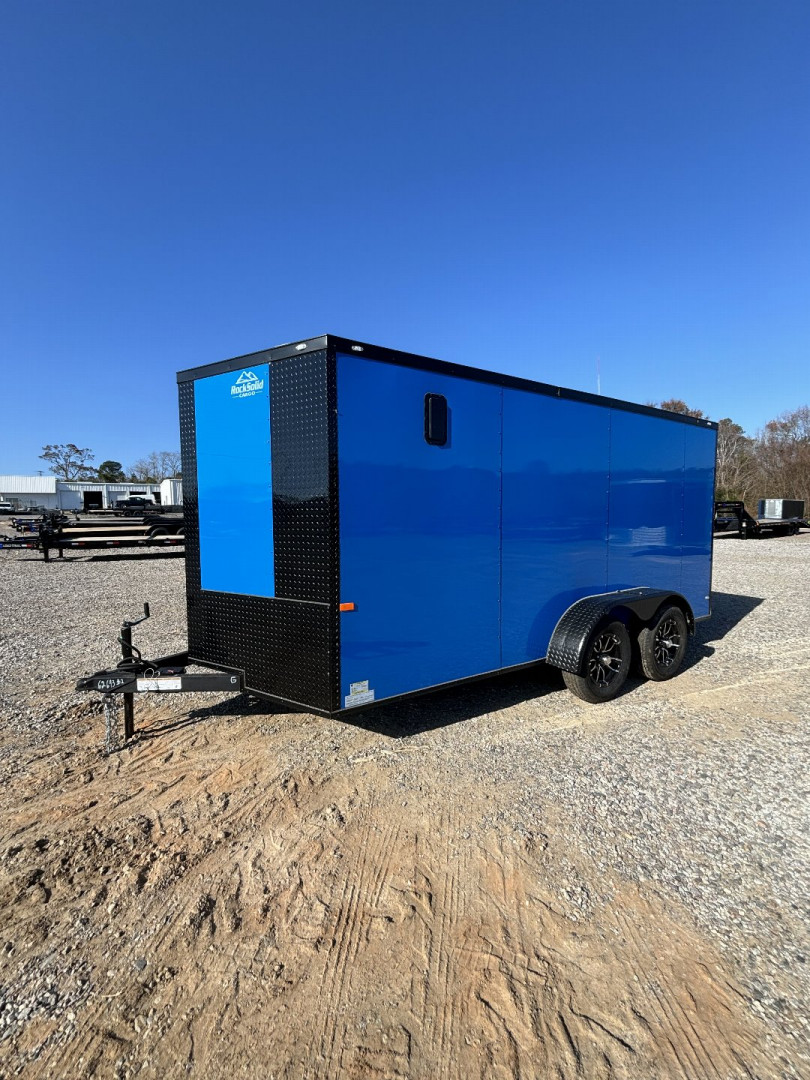 New 2025 Rock Solid Cargo 7 X 14 7K Enclosed Trailer