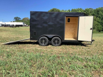 New 2024 Rock Solid Cargo 6ft x 12ft 7k Enclosed Trailer