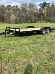 New 2024 L&O 82" x 20' Equipment Trailer