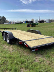 New 2024 L&O 82" x 20' Equipment Trailer