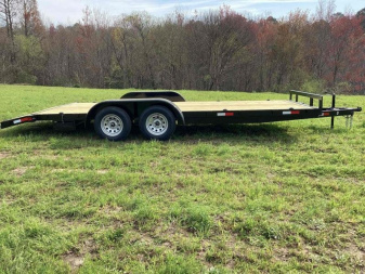 New 2024 L&O 82" x 20' Equipment Trailer