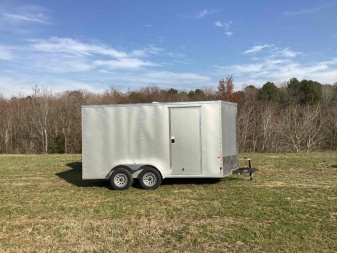 New 2024 Rock Solid Cargo 7 X 14 Tandem Axle Enclosed Trailer