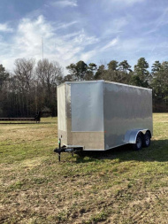 New 2024 Rock Solid Cargo 7 X 14 Tandem Axle Enclosed Trailer