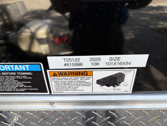 New 2025 H&H 8'5" x 16'x84" 10K Cargo Trailer