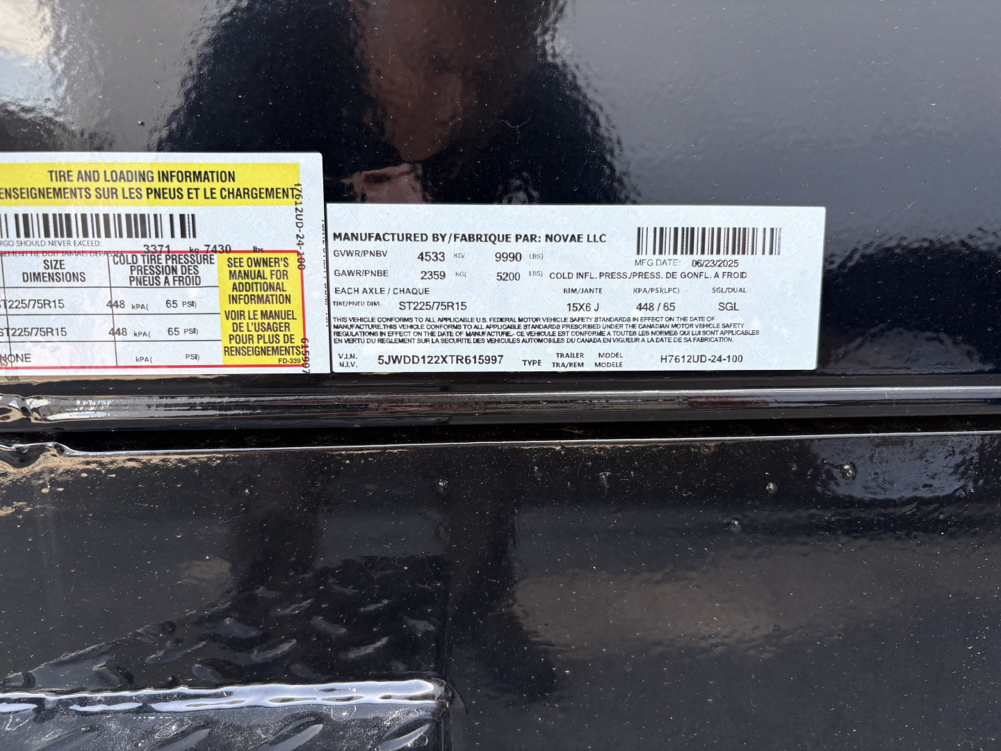 New 2026 H&H Trailers H7612UD-24-100 Dump Trailer