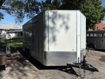 New 2025 H&H Trailers 8'5" x 16' 10K Cargo / Enclosed Trailer