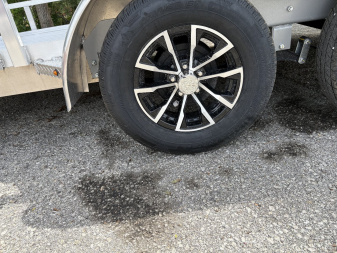 New 2025 H&H 82x16 RailSide 7k Utility Trailer