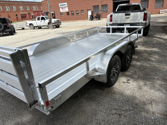 New 2025 H&H 82x16 RailSide 7k Utility Trailer