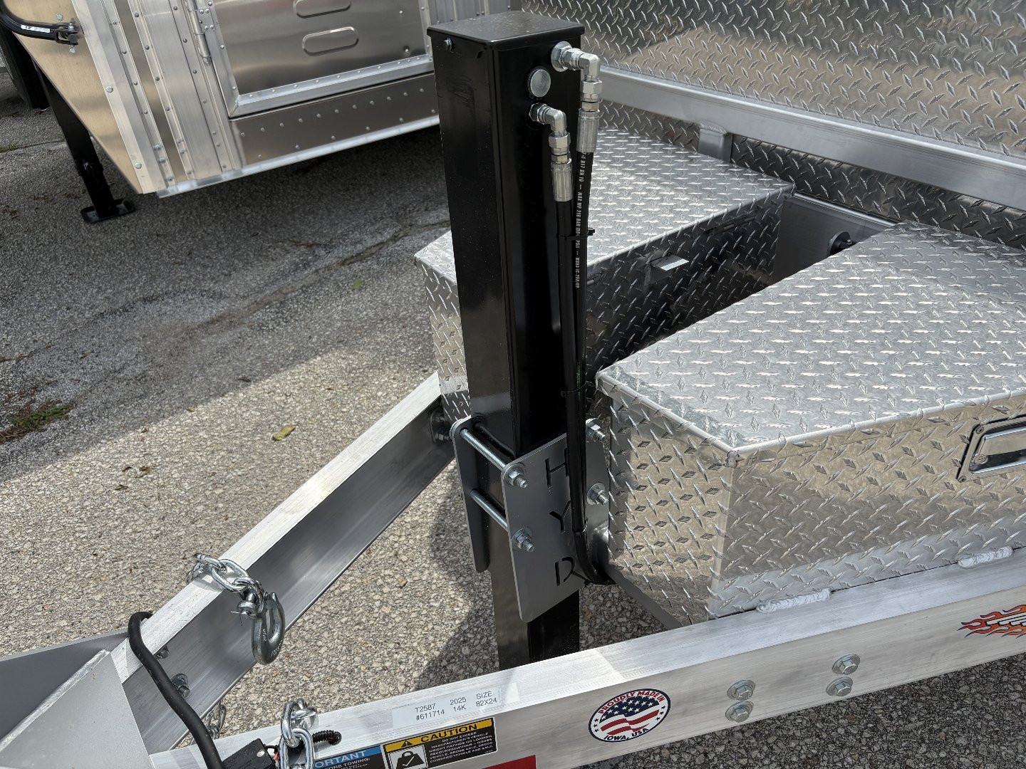 New 2025 H&H 82x24 14k Aluminum Electric Tilt Speedloader