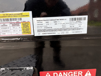 New 2025 H&H Dump Box 83x14 14k 12k Jack Anti Sail