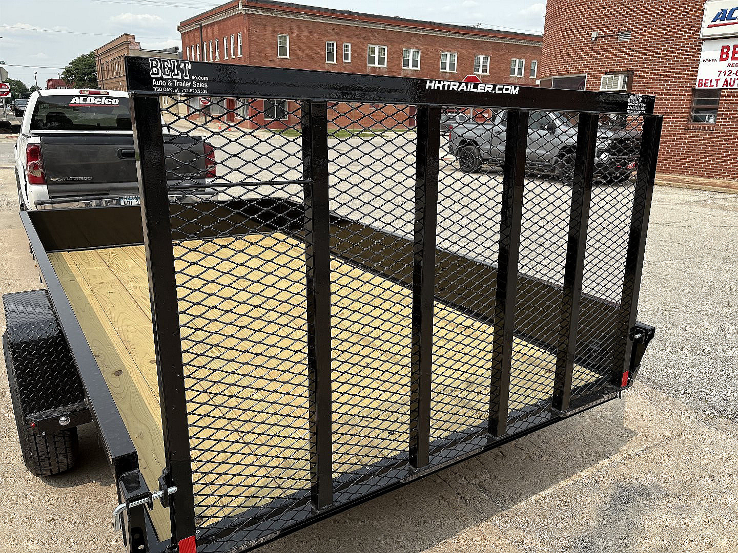 New 2025 H&H Utility 82x12 5k Solid Side W/Brakes & 8 Ply Tires 2 5/16 coupler