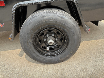 New 2025 H&H Utility 82x12 5k Solid Side W/Brakes & 8 Ply Tires 2 5/16 coupler