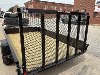 New 2025 H&H Utility 82x12 5k Solid Side W/Brakes & 8 Ply Tires 2 5/16 coupler