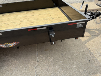 New 2025 H&H Utility 82x12 5k Solid Side W/Brakes & 8 Ply Tires 2 5/16 coupler