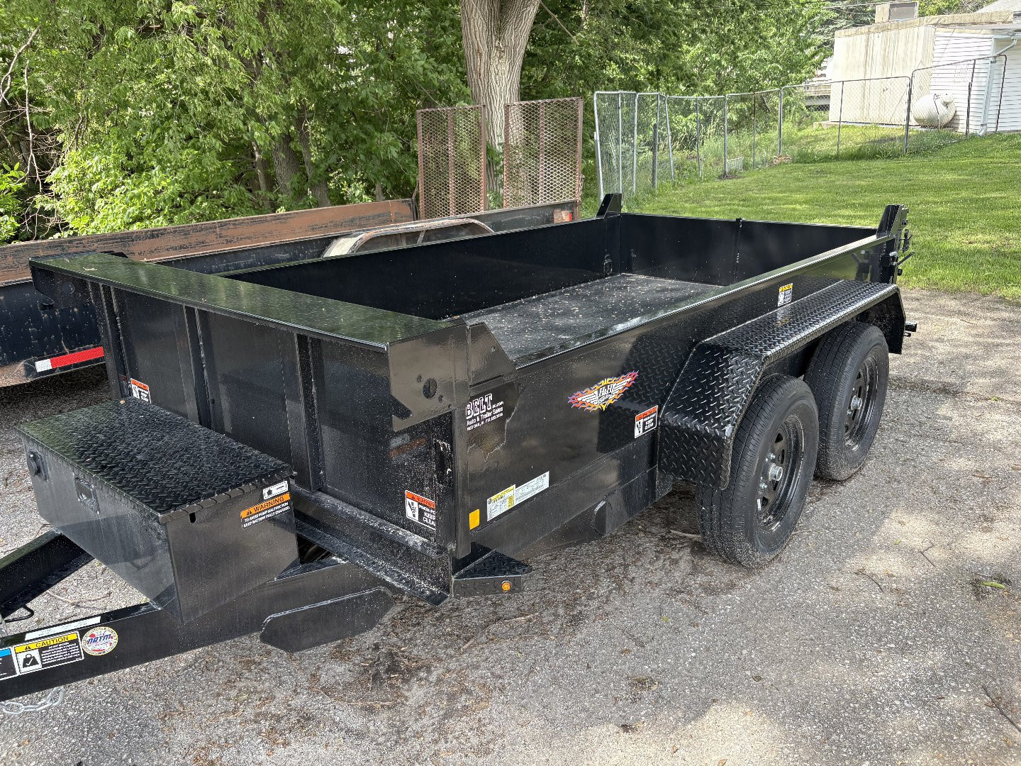 New 2025 H&H 62x10 Dump Trailer
