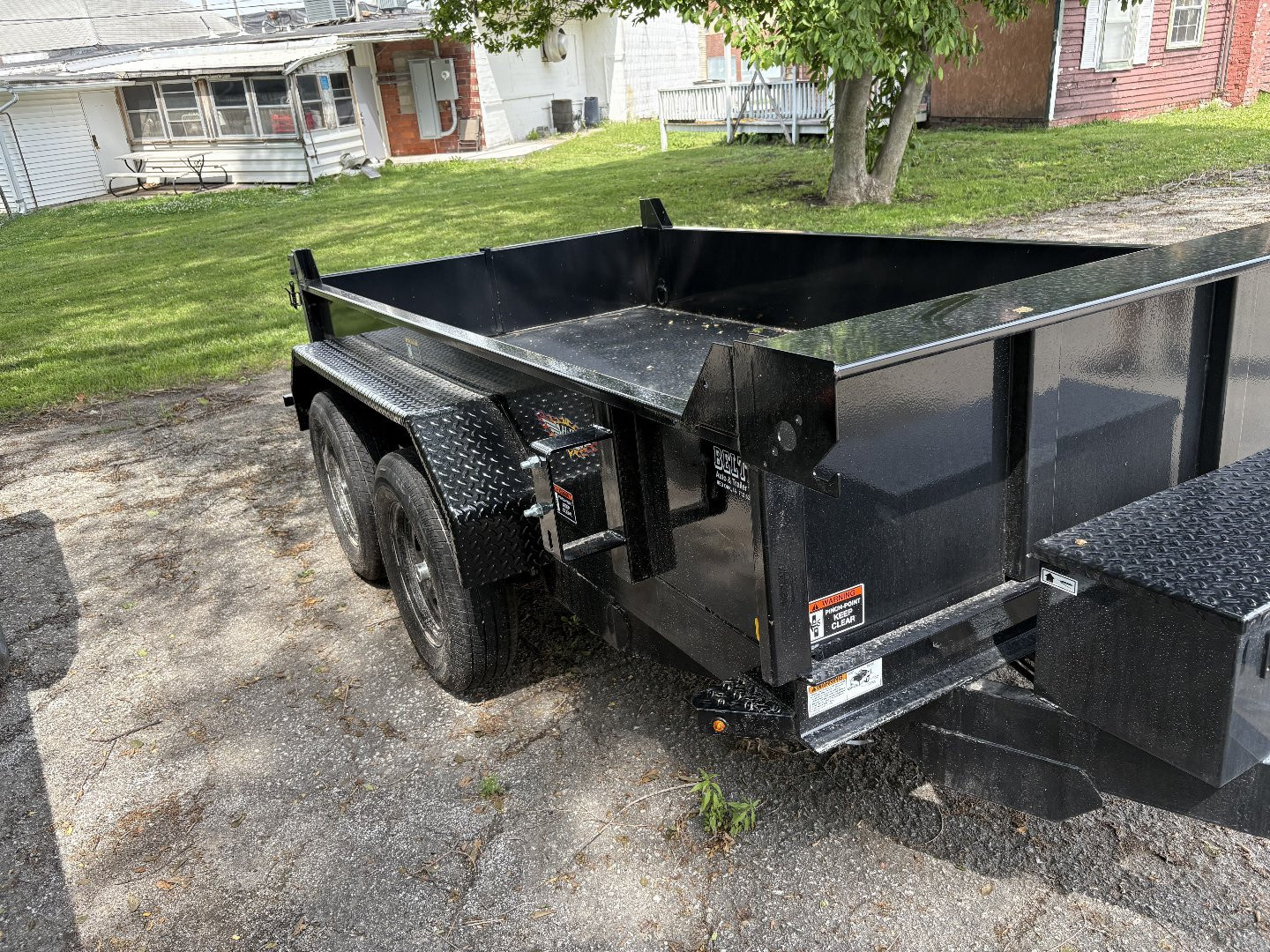 New 2025 H&H 62x10 Dump Trailer