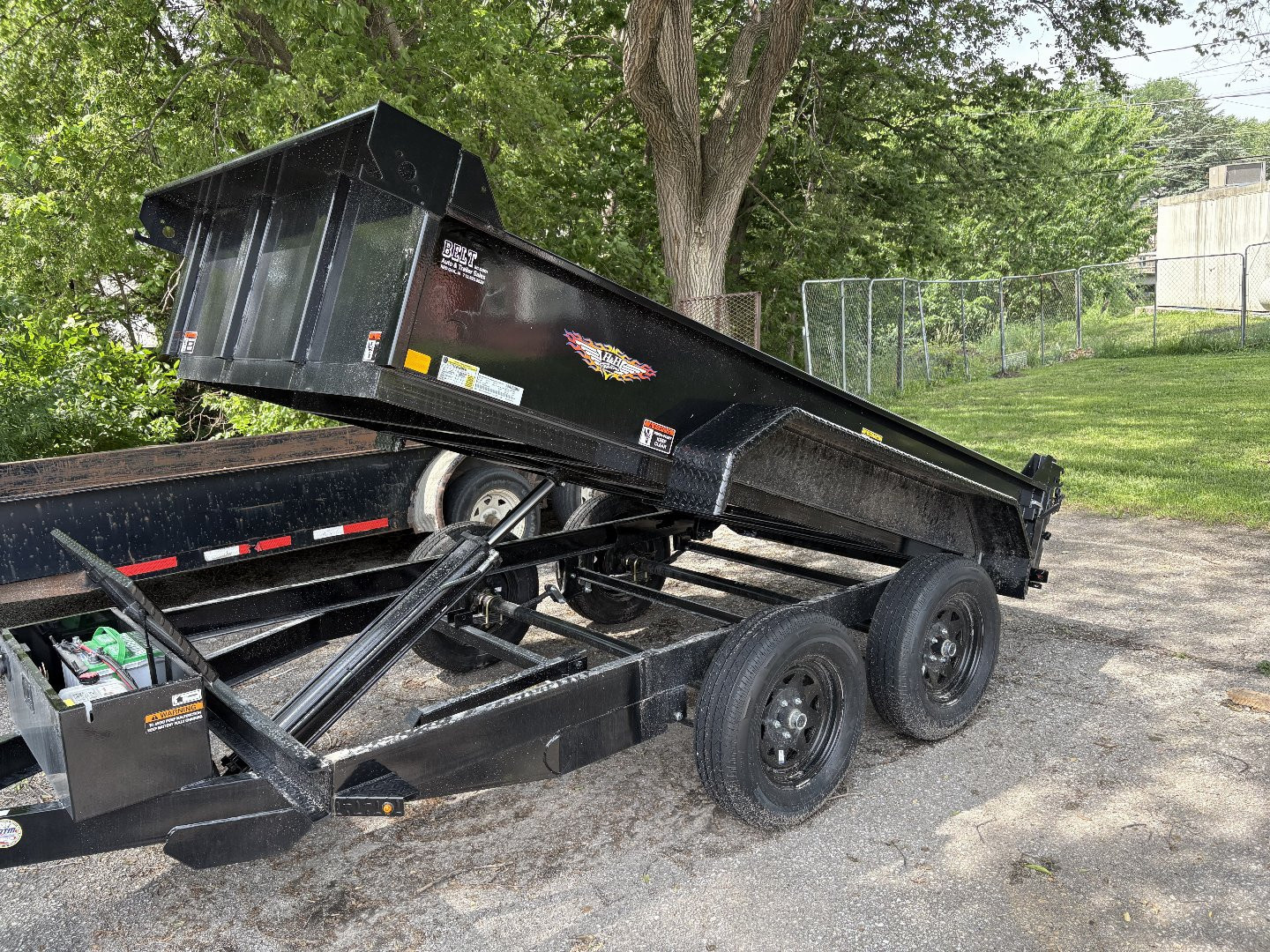 New 2025 H&H 62x10 Dump Trailer