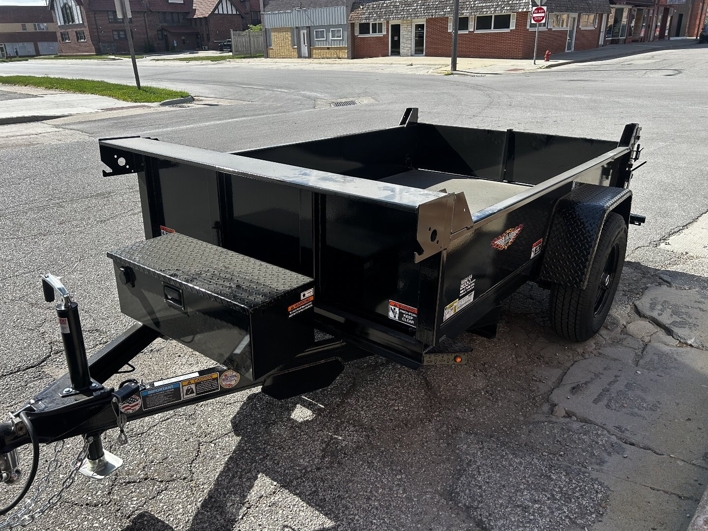 New 2025 H&H 62x8 5K Dump Trailer