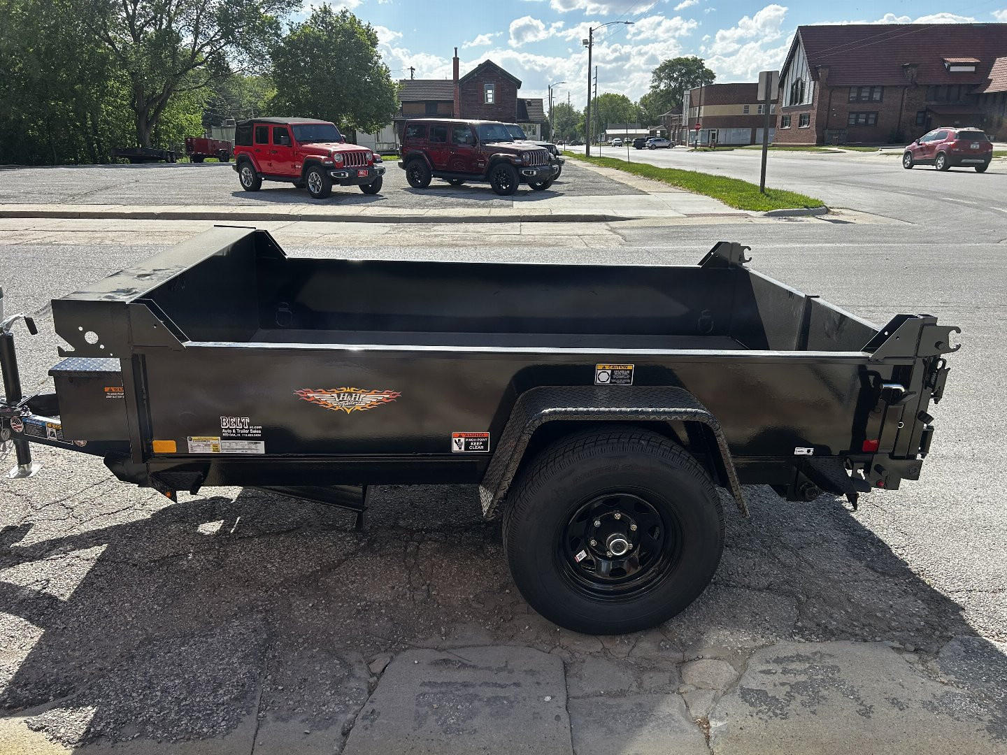 New 2025 H&H 62x8 5K Dump Trailer