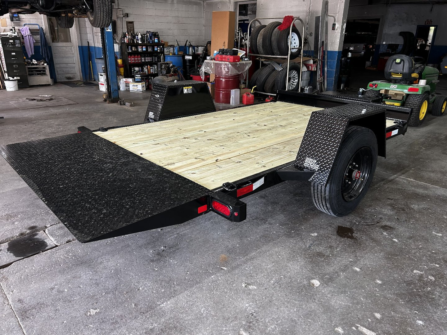 New 2025 H&H Trailers 78" x 12' 10K Equipment Trailer