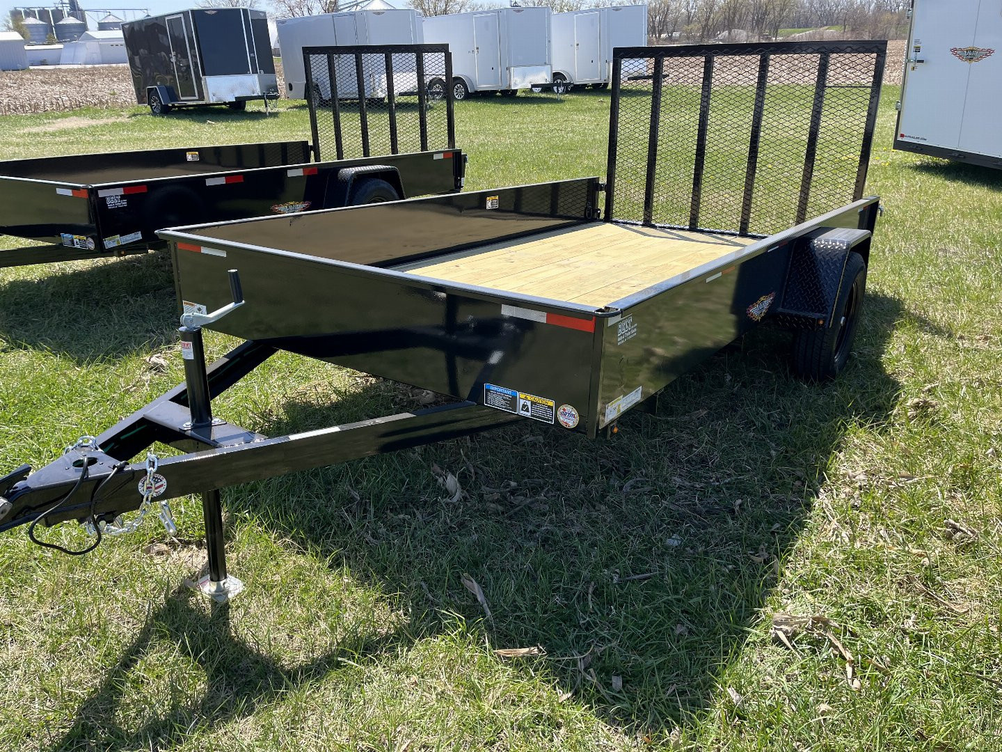New 2025 H&H 76" x 12' Utility Trailer