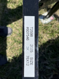 New 2025 H&H 76" x 12' Utility Trailer