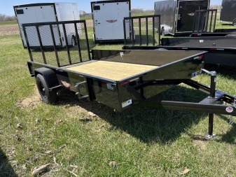 New 2025 H&H 76" x 12' Utility Trailer