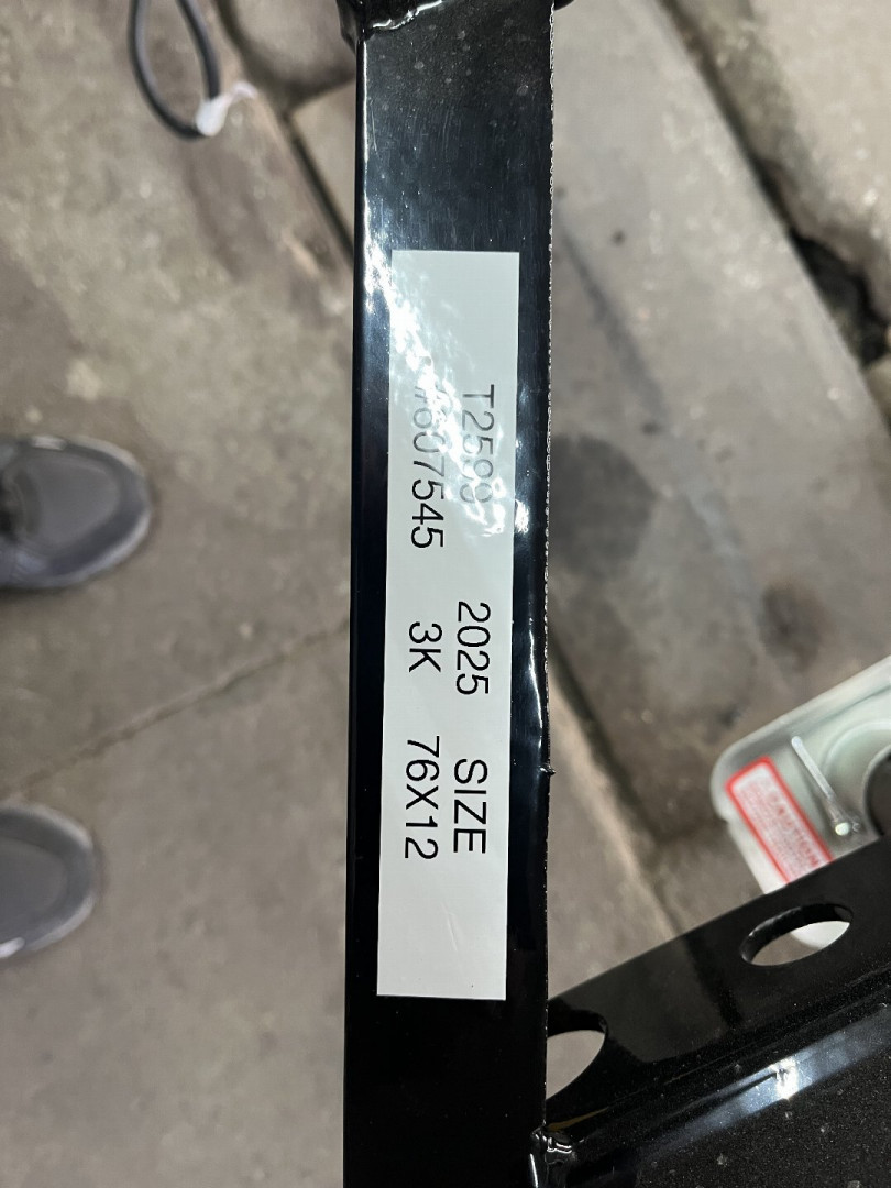 New 2025 H&H 76" x 12' Utility Trailer