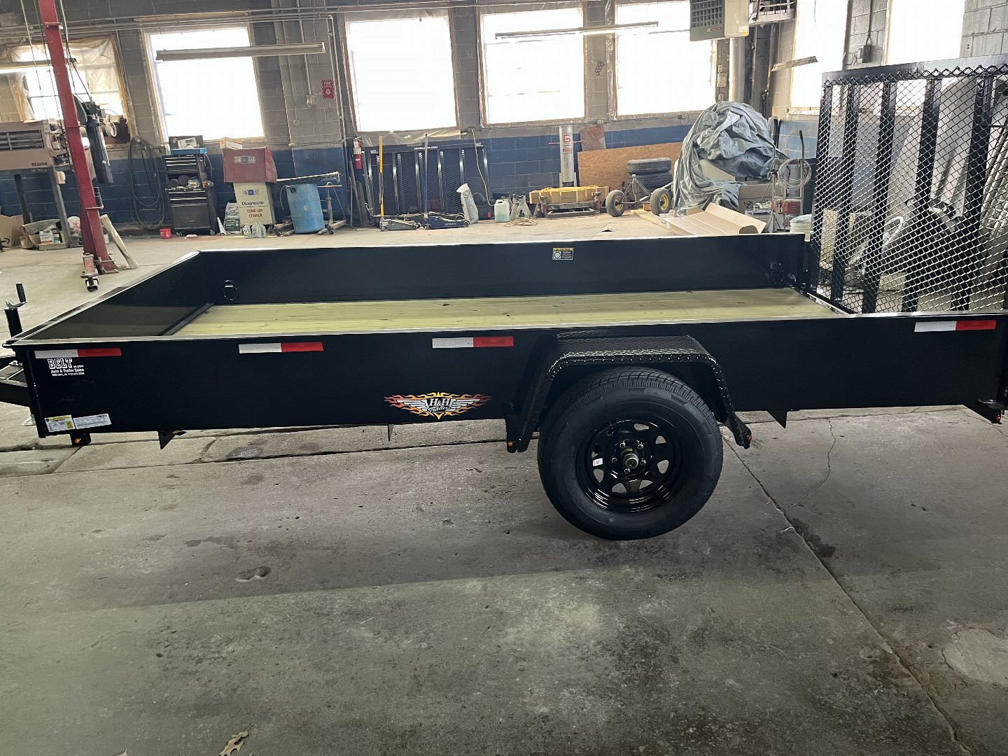 New 2025 H&H 76" x 12' Utility Trailer