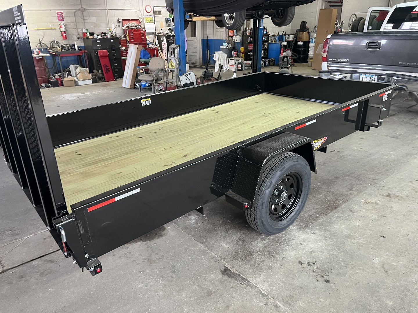 New 2025 H&H 76" x 12' Utility Trailer