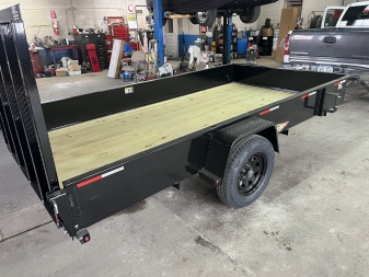 New 2025 H&H 76" x 12' Utility Trailer