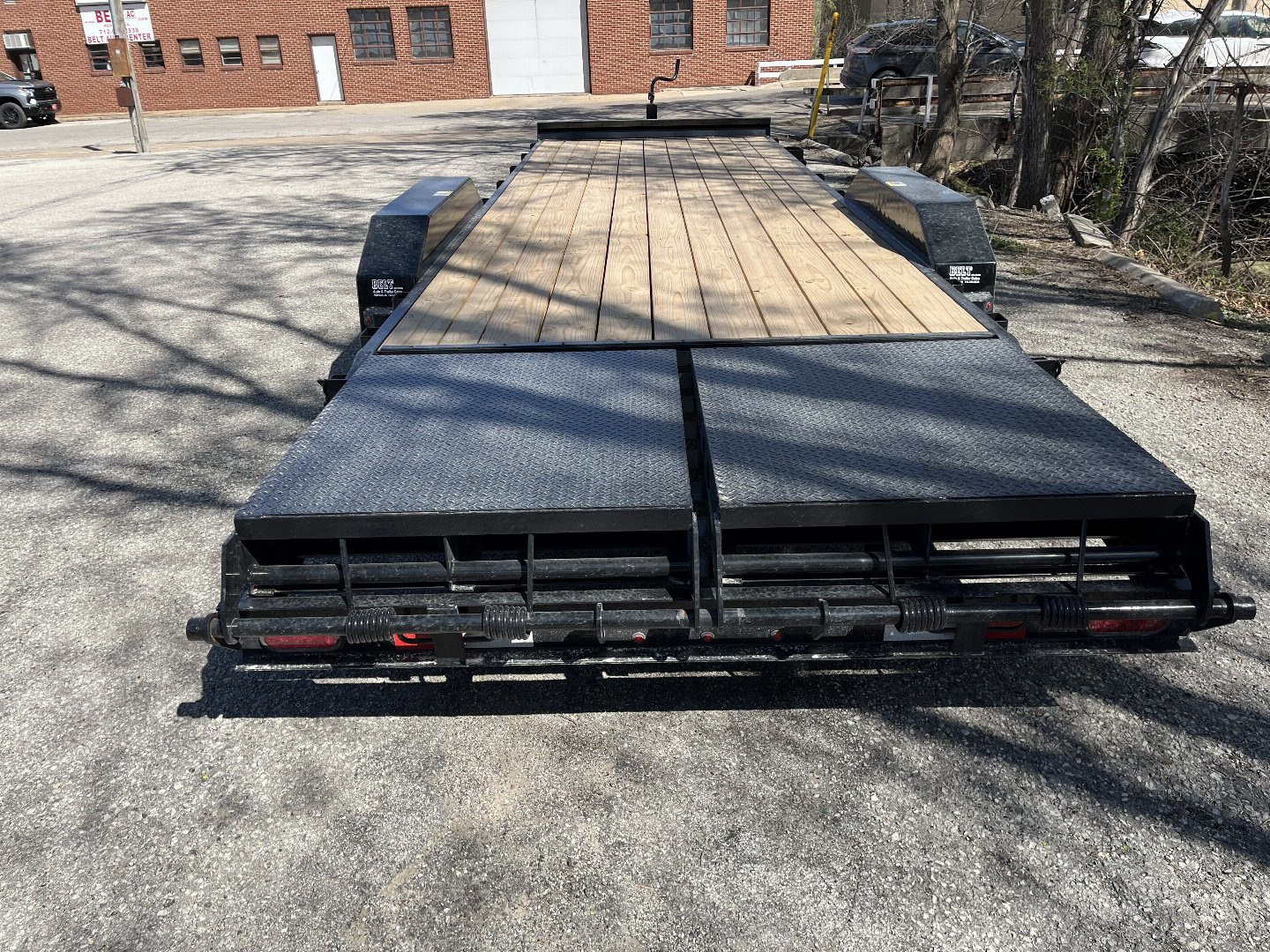 New 2025 H&H Trailers 82" x 20'+4' (14K) Equipment Trailer