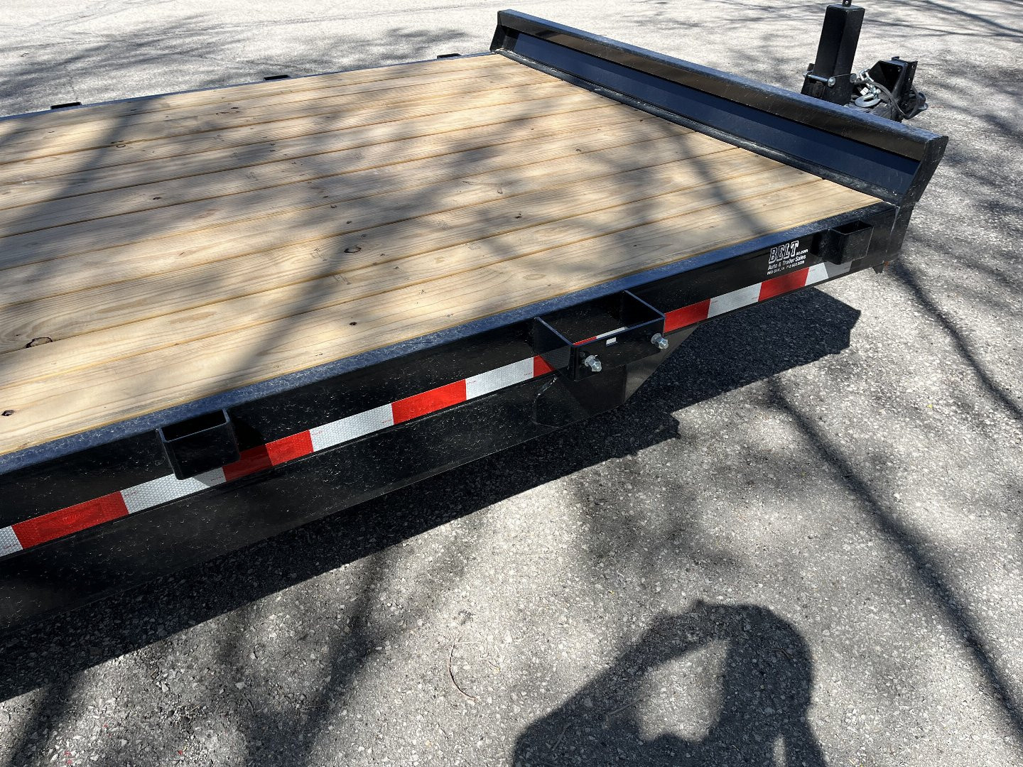 New 2025 H&H Trailers 82" x 20'+4' (14K) Equipment Trailer