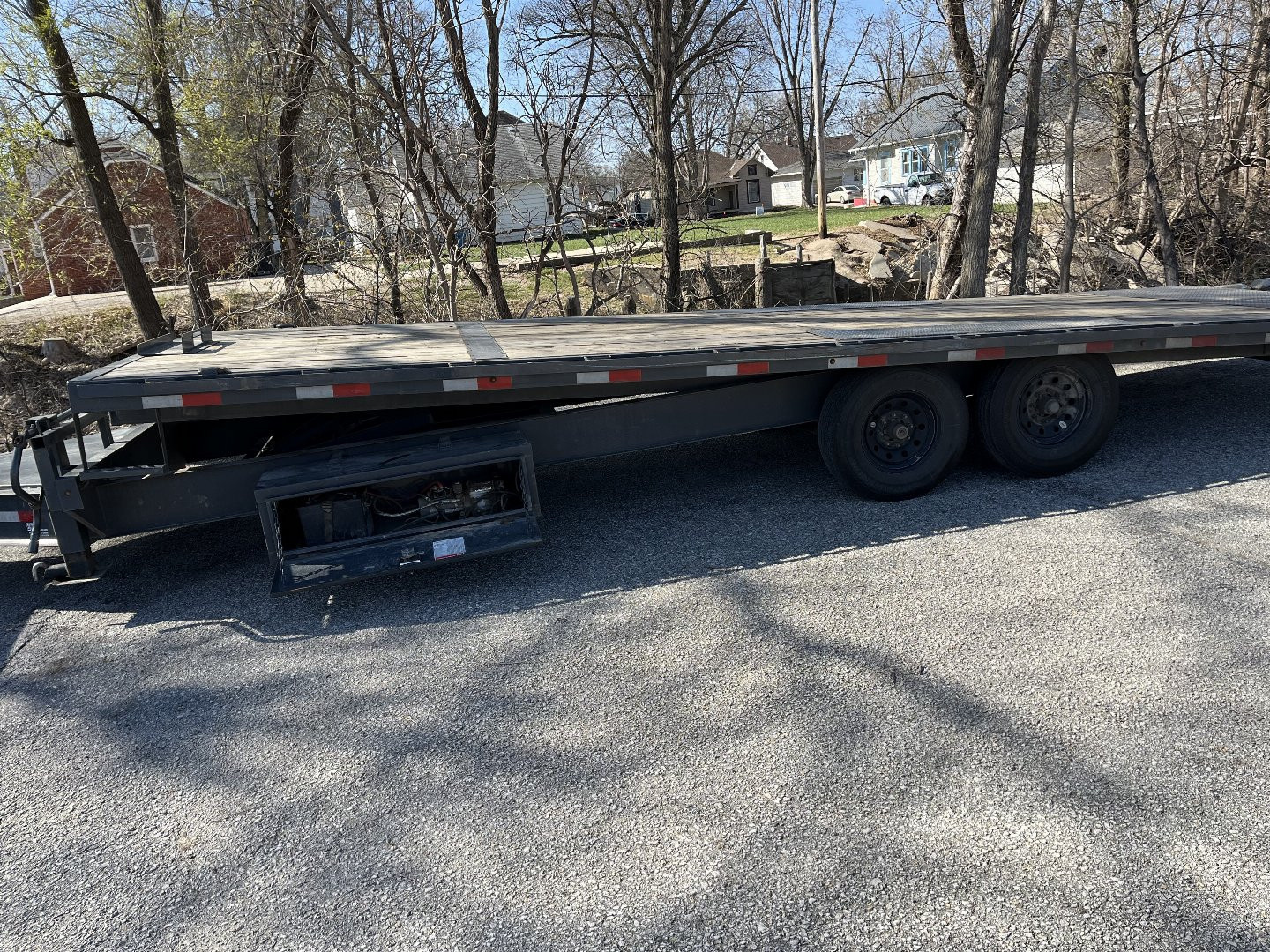 Used 2023 Lamar Trailers 8.5x24 Power Tilt 14k Deckover Trailer