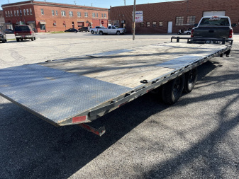 Used 2023 Lamar Trailers 8.5x24 Power Tilt 14k Deckover Trailer