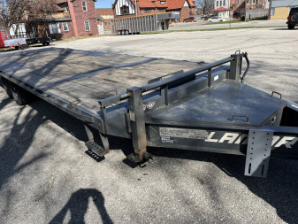 Used 2023 Lamar Trailers 8.5x24 Power Tilt 14k Deckover Trailer