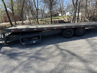 Used 2023 Lamar Trailers 8.5x24 Power Tilt 14k Deckover Trailer