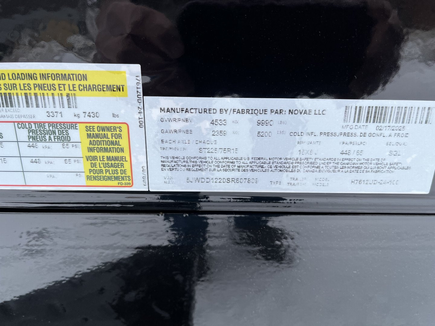 New 2025 H&H Trailers H7612UD-24-100 Dump Trailer