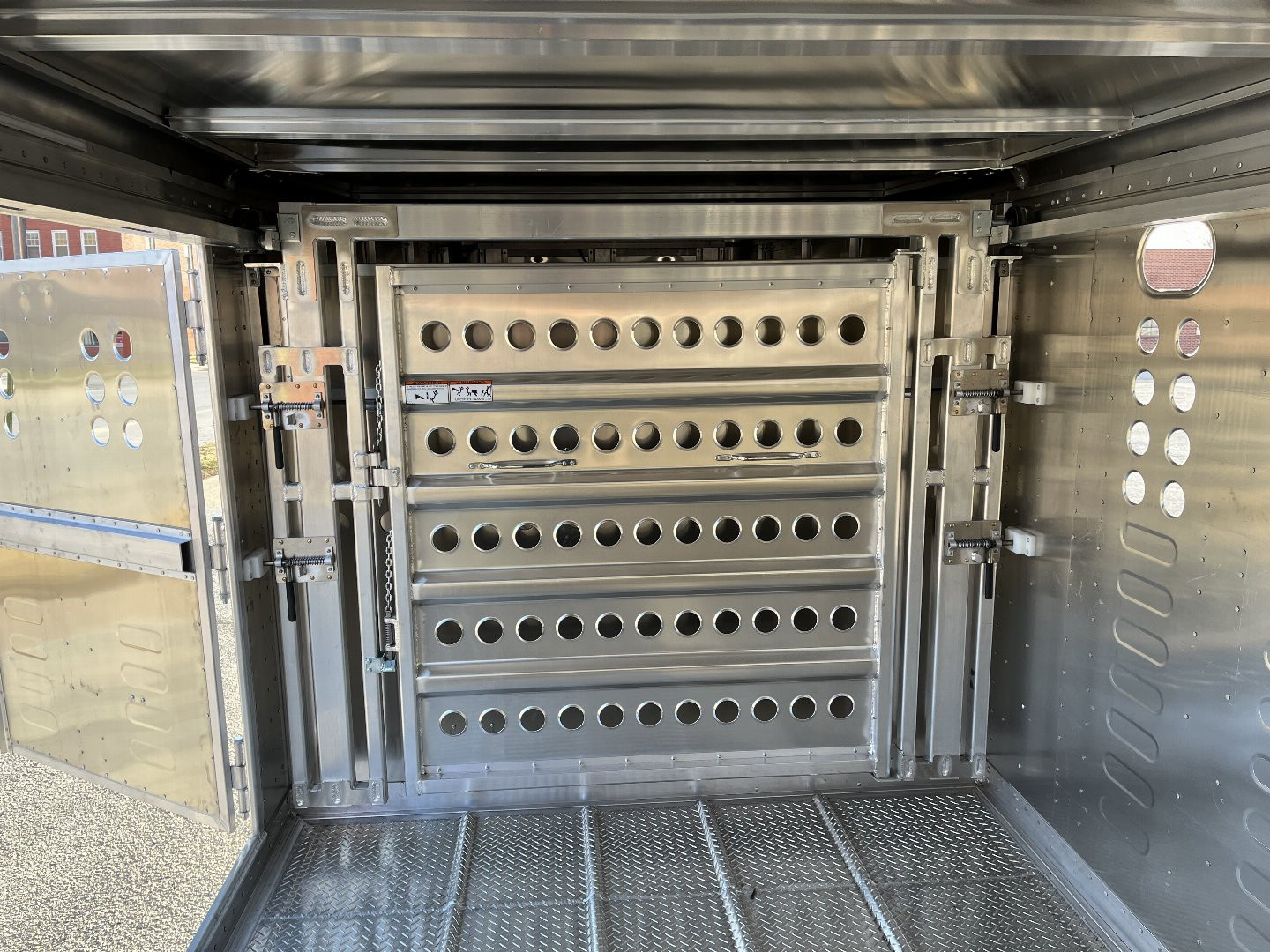 New 2025 Merritt Livestock Stock Trailer 94x32 Triple Axle