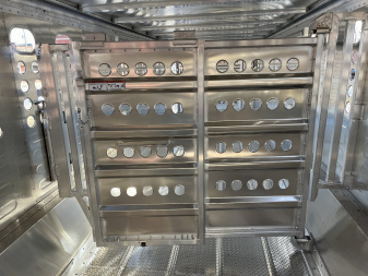 New 2025 Merritt Livestock Stock Trailer 94x32 Triple Axle