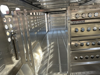 New 2025 Merritt Livestock Stock Trailer 94x32 Triple Axle