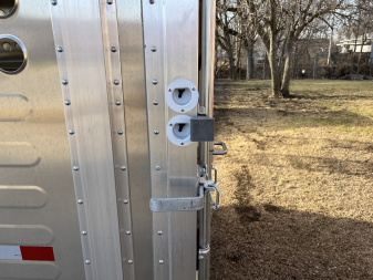 New 2025 Merritt Livestock Stock Trailer 94x32 Triple Axle